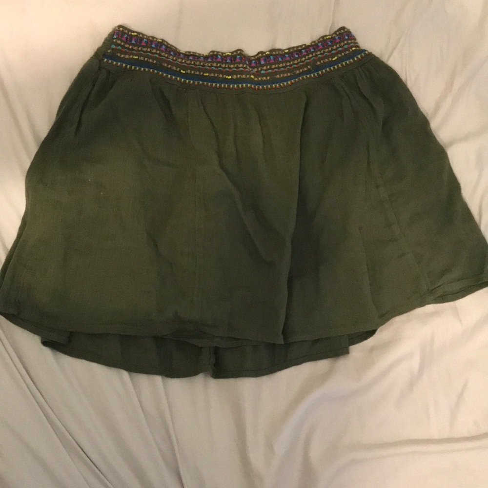 Beaded waist skirt